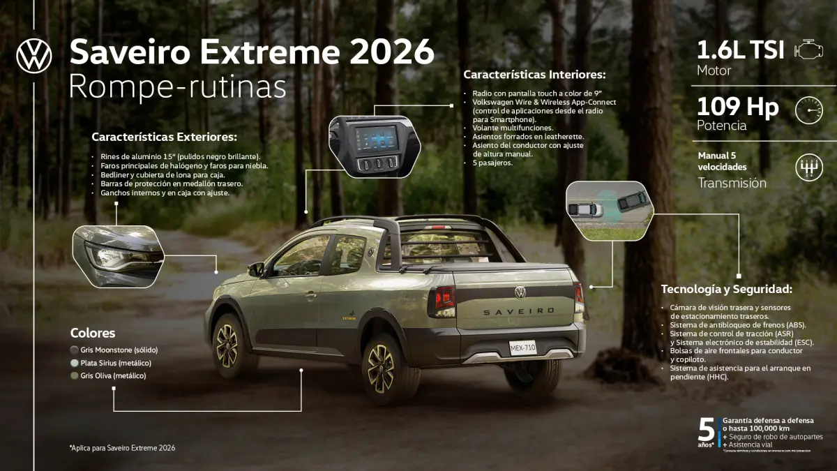 Volkswagen Saveiro Extreme 2026