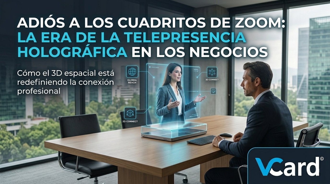 Adiós a los cuadritos de Zoom: La era de la Telepresencia Holográfica en los negocios