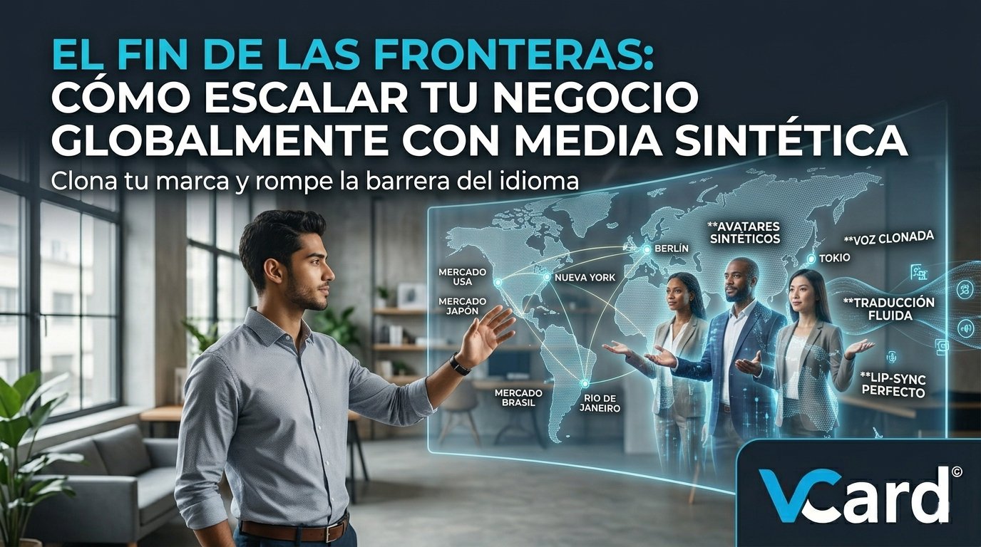 El fin de las fronteras: Cómo escalar tu negocio globalmente con Media Sintética
